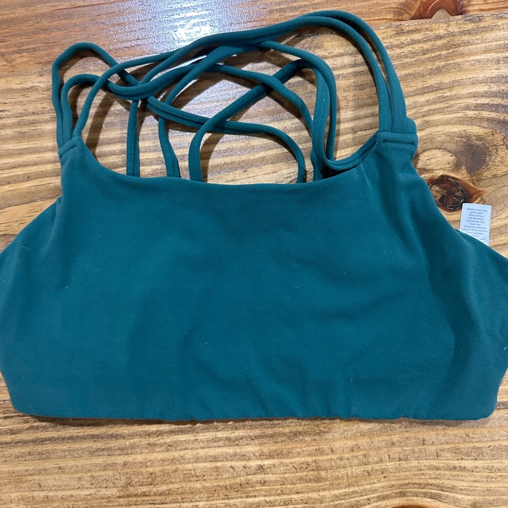Athleta Blue Strappy Sports Bra